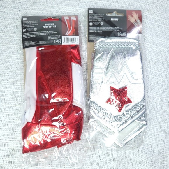 DC Wonder Woman Corset Bustier With Skirt & Accessories Halloween Cosplay Adult - Picture 16 of 16